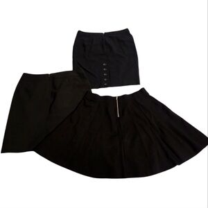 Elegant Black Women's Skirt Collection - Size 8 / Large